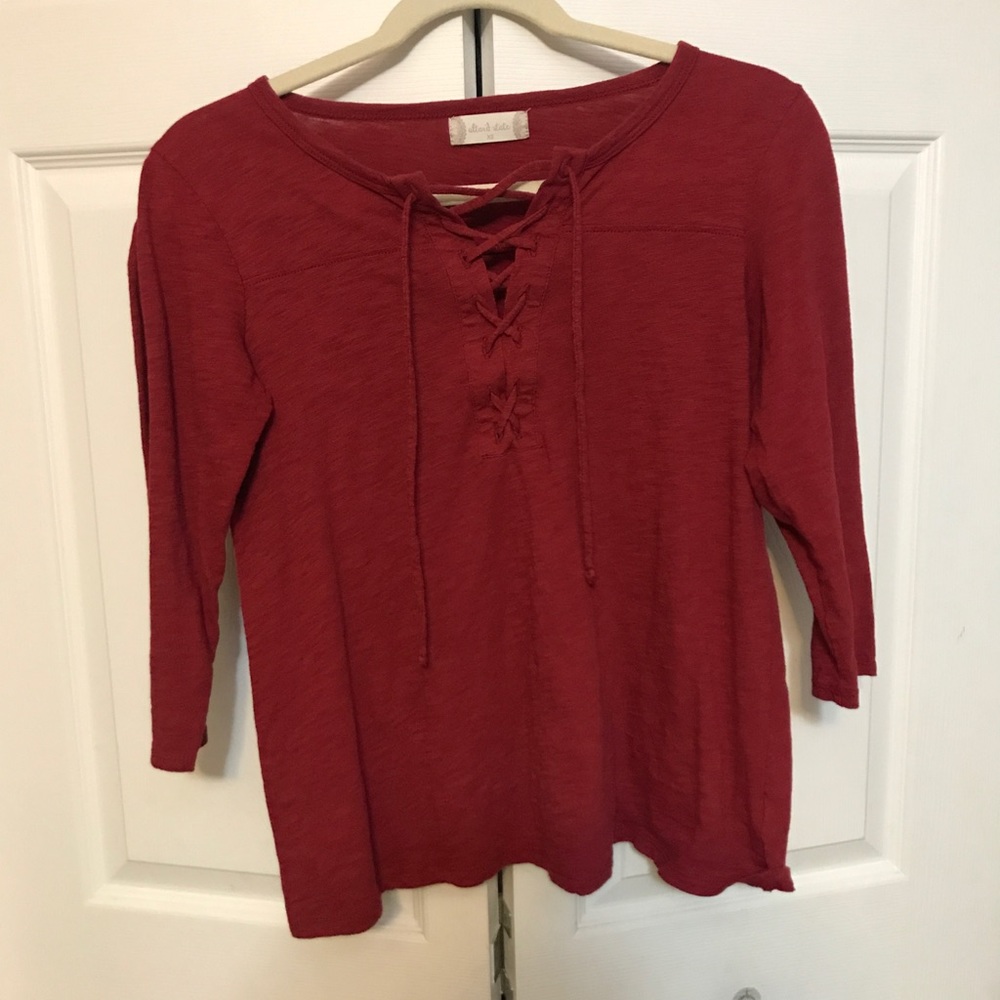 Altar'd State xs/s lace up top ❤️